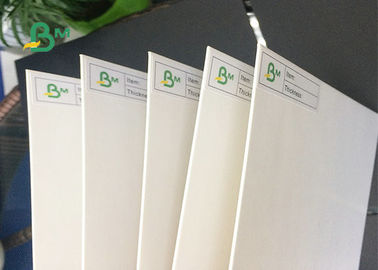 One Side Glossy Ivory Board Paper , 350gsm Card Thickness White Card Paper Board / SBS Paper Board