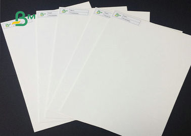 One Side Glossy Ivory Board Paper , 350gsm Card Thickness White Card Paper Board / SBS Paper Board