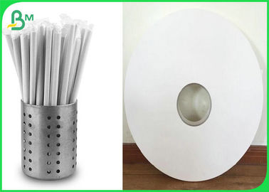 14mm 15mm 25mm 27mm 32mm Food Grade Paper Roll Straw Wrapping with FDA Certification