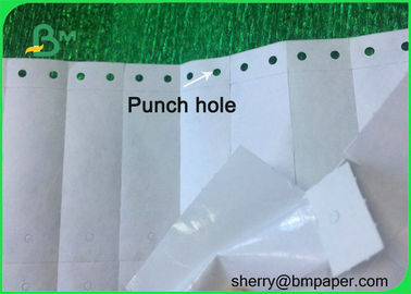 Matrix Fabric Ticket Labels Paper Punch Hole Reinforced On Back With Tape Strip