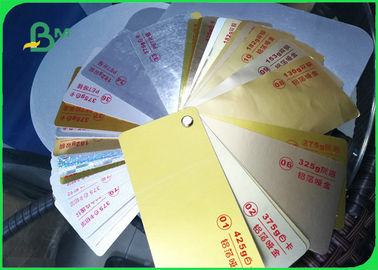 Customized Ivory Printer Paper PET Foiled Silver Metallic Paper For Offset Printing