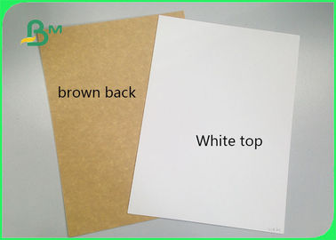 White Kraft Liner Paper / One Side Coated Art Paper For Food Packing