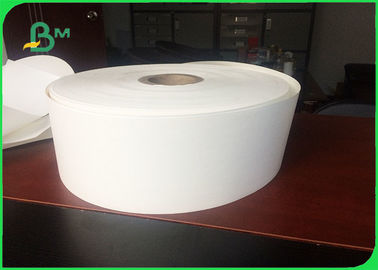 Customized Size Food Grade Paper Roll Straw Pipe Wrapping Paper 30 - 60cm Diameter