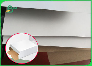 Tear Resistant White Coated Duplex Board / Coated Paper Board 0.7 G/M3 Density