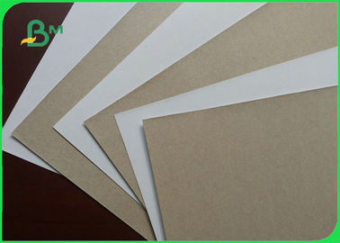 Recycled Pulp White Clay Coated Duplex Board Grey Back Paper For Package