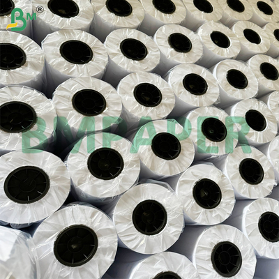 White Plotter Paper Smooth A0 A1 A2 Size Roll Uncoated Bond Paper