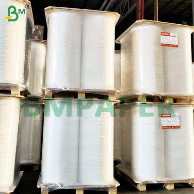 22-53mm White Food Safe Straw Packing Kraft Paper Rolls Printable