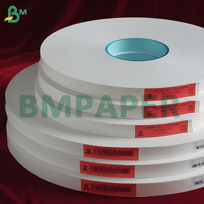 22-53mm White Food Safe Straw Packing Kraft Paper Rolls Printable