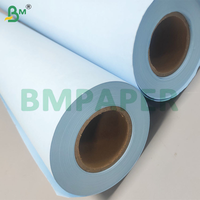 Double Side Blue Plotter Paper Rolls for CAD Engineering and Drawing