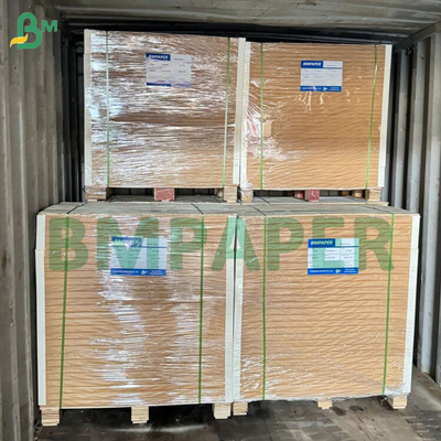 Brown Kraft Back Board 270gsm 350gsm Top White Coated Carrier Board