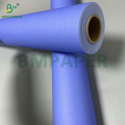 610mm x 50m A0 A1 80GSM Purplish Blue CAD Plotter Paper Roll