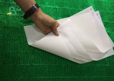 White PE Coated Paper , Anti Moisture Stone Paper For Bag