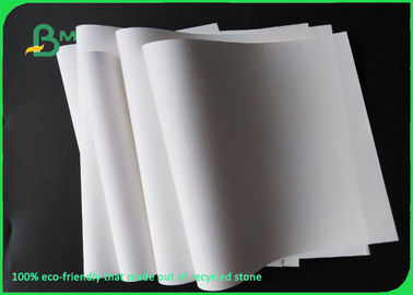 200um White Synthetic Stone Paper RPD Stone Paper Rolls For Journal