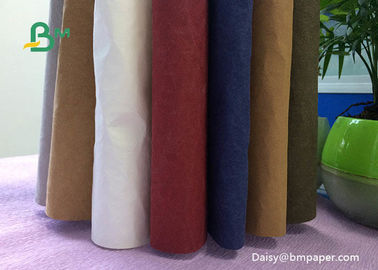 Natural Fibrous Pulp Recyclable Kraft Paper / White Kraft Paper Roll