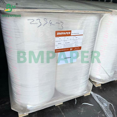 OBA Free Degradable Printable 28grams White Straw Wrapping Paper