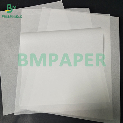 38gsm 40gsm unprinted White Graseproof Kraft Paper Hamburger/Rice Wrapping Paper 285×295mm