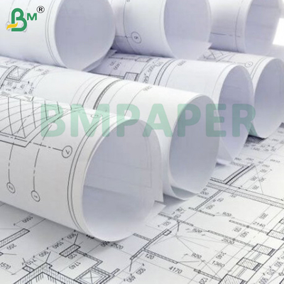 BMPAPER Wide Format Paper 24" x 500' Rolls Bond Engineering 20lb 3" Core