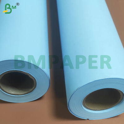20lb Engineering Double Side Blue Plotter Paper Rolls 610mm X 100m