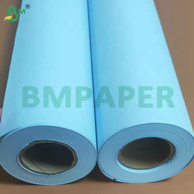 20lb Engineering Double Side Blue Plotter Paper Rolls 610mm X 100m