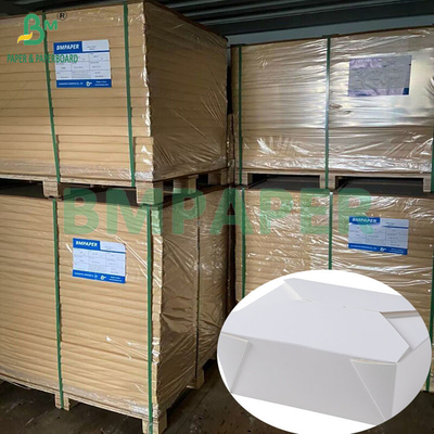 270gsm Glossy 15gsm PE Coated Lunch Paper Greaseproof And Waterproof Sheet