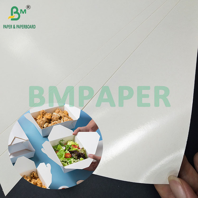 270gsm Glossy 15gsm PE Coated Lunch Paper Greaseproof And Waterproof Sheet
