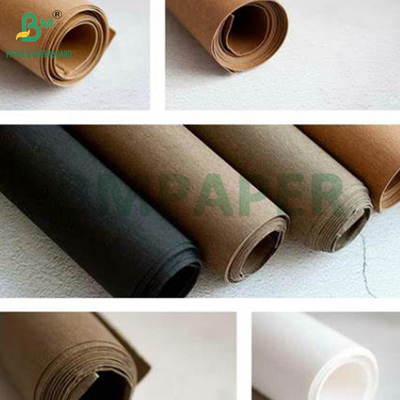 0.35mm 0.55mm Washable Kraft Paper Fabric For Tote Bags Waterproof Sewing