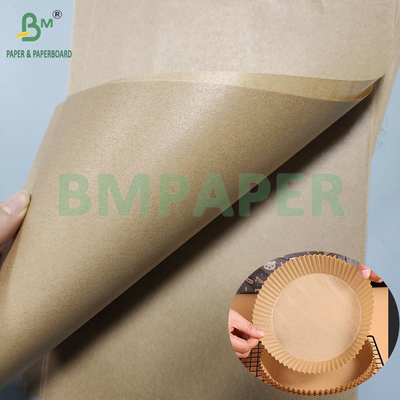 40gsm Greaseproof Double Sided Silicone Coated Paper For Making Air Fryer Paper Liner