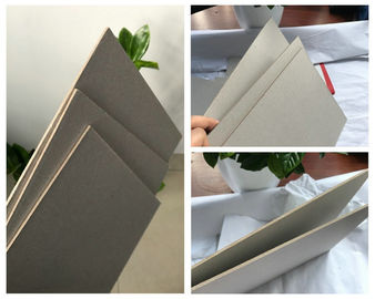 Hard Stiffness 2mm Thick Recycled Grey Card Board / Grey Chipboard For Book Covers