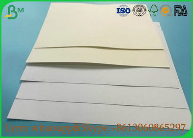 Uncoated Glossy Art Paper , White Absorbent Paper For Making Food And Freezing