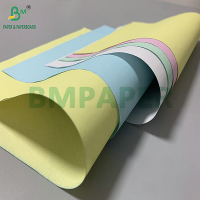 White Blue 20lb 8.5x14'' Carbonless Paper For Making Receipt Books