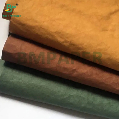 0.35mm 0.55mm Washable Kraft Tex Paper For Tote Bag Eco - friendly Waterproof