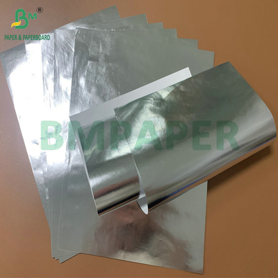 Aluminum Coating White Back 70gsm Wet Strength Paper For Glass Bottle Of Beer