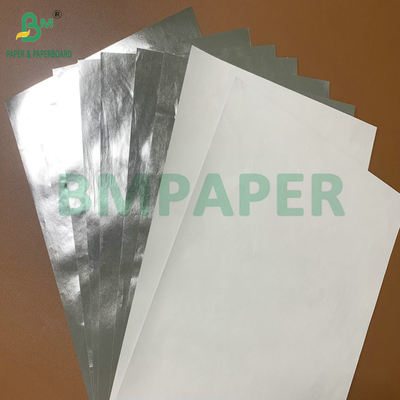 Aluminum Coating White Back 70gsm Wet Strength Paper For Glass Bottle Of Beer