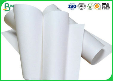 Eco - Friendly Kraft White Food Grade Paper Roll For Drinking Paper Straws