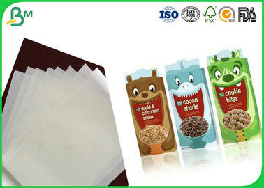 Eco - Friendly Kraft White Food Grade Paper Roll For Drinking Paper Straws