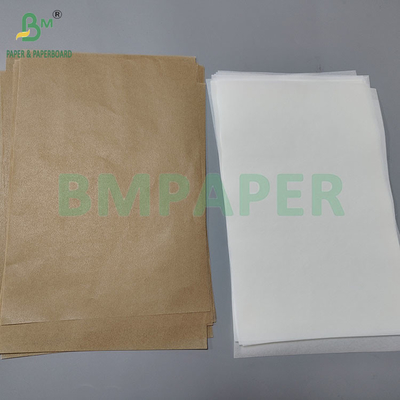 40gsm Food Grade Oilproof And Waterproof Brown Baking Silicone Oil Paper