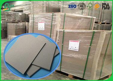 1.0mm 2.0mm 3.0mm 4.0mm Thickness Laminated Grey Board With Grey Back , Grey Chipboard Rolls