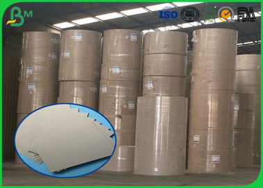 High Density 600g - 1800g Laminated Grey Board / Two Sides Uncoted Straw Board Rolls For Office Calendar