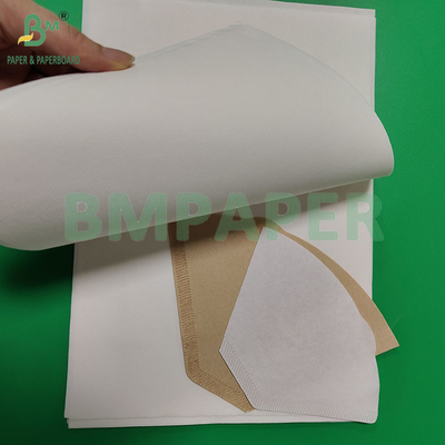 50gsm  Wood Pulp Bleached And Unbleached Food Grade Coffee Filter Paper 328mm