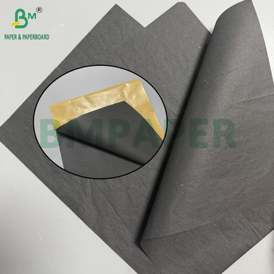 30g Single Gloss Waxed Black Paper Roll 370mm 375mm 380mm Premium Inner Liner For Mango Bags