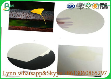 0.3mm to 3.0mm Glossy Art Paper / Uncoated White Absorbent Paper Hundred Percent Natural Pulp