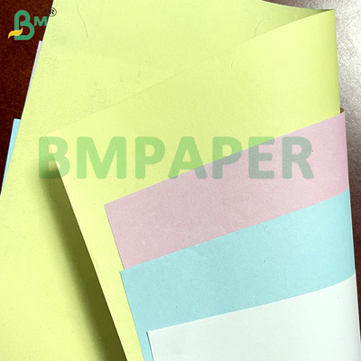 55gsm White / Blue Blank Image Carbonless Paper Rolls & Sheets for Receipt Printing NCR CB / CF / CFB