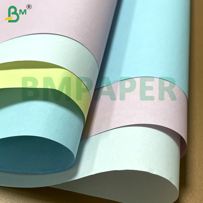 50-75gsm Colored Carbonless Paper CB / CF / CFB A2  650x910mm & Letter Size for Receipt & Form Printing