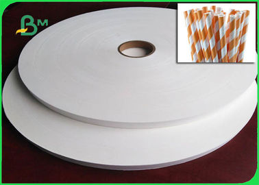 60gsm 120gsm White Food Grade Paper Roll For Paper Drinking Straw