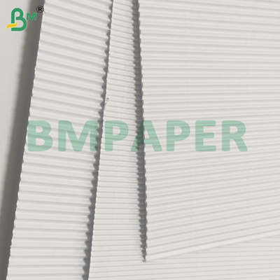 Three Layers F Flute White Corrugated Paper Sheets for Domestic Packing