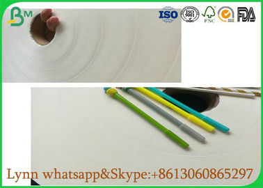 10mm To 50mm Of Width Food Grade Paper Roll With The Straw Roll Paper