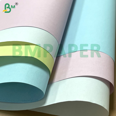 50gsm 60gsm Multiple Colors  Black Image Carbonless Paper 8.5"*11" for Invoices Receipt