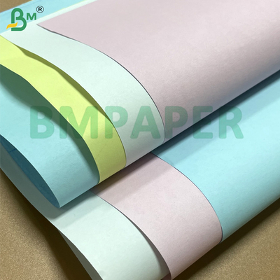 50gsm 60gsm Multiple Colors  Black Image Carbonless Paper 8.5"*11" for Invoices Receipt