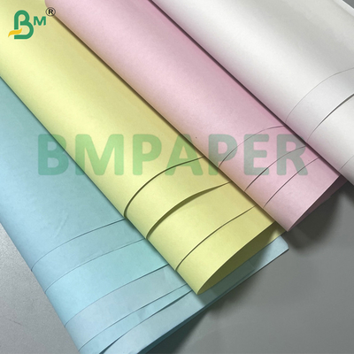 50-120gsm Clear Image Coated Carbonless NCR Copy Paper  CB / CF / CFB Rolls for Invoices and Receipts Bill printing