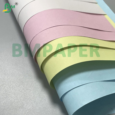 50-120gsm Clear Image Coated Carbonless NCR Copy Paper  CB / CF / CFB Rolls for Invoices and Receipts Bill printing